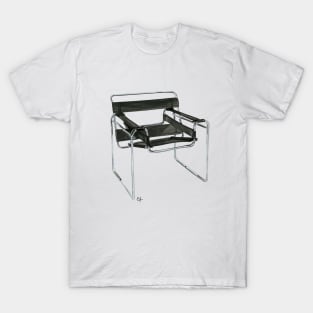 Wassily Model Chair  No. B3 - Watercolor painting T-Shirt